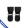 Canada Pooch Canada Pooch Dog - Soft Shield Boot Reflective Black Size 5