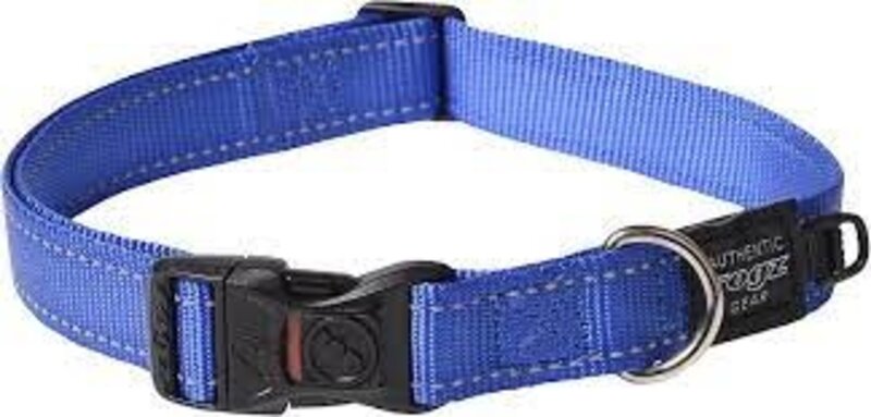 Rogz Rogz - Classic Clip Collar Blue XL