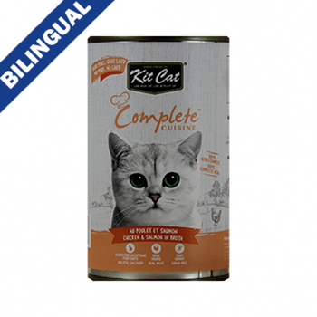 Kit Cat Kit Cat - Complete Cuisine Chicken & Salmon in Broth Wet Cat Food 150g