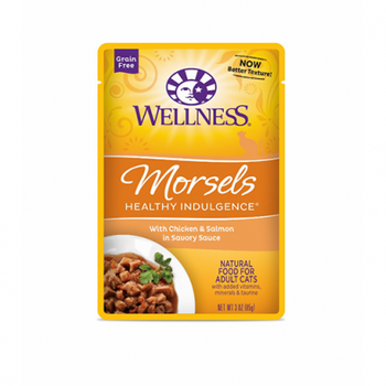 Wellness Wellness® Healthy Indulgence® Morsels Chicken & Salmon Wet Cat Food 3 oz