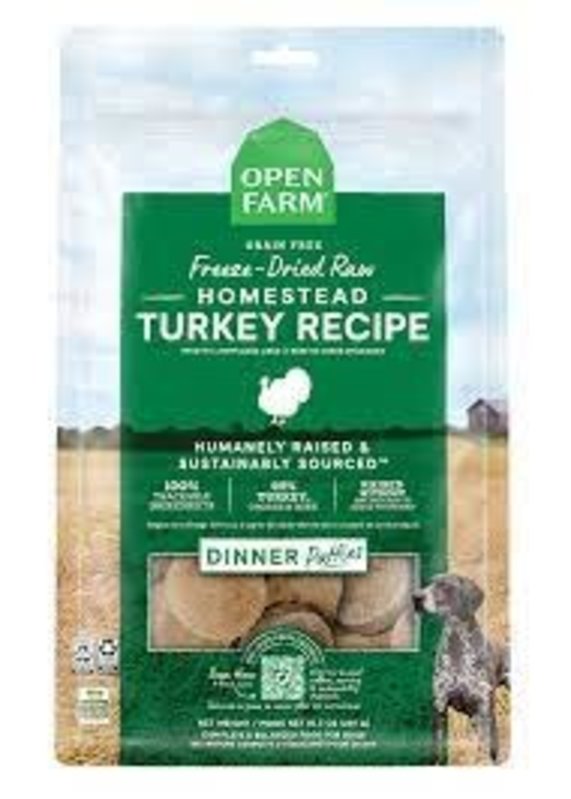 Open Farm Open Farm Dog - Grain-Free Freeze-Dried Raw Turkey Dinner Patties 10.5oz