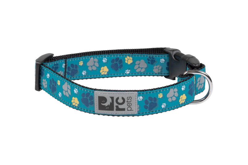 RC Pets Copy of RC Pets Fresh Tracks Teal Clip Collar Large (15"-25")