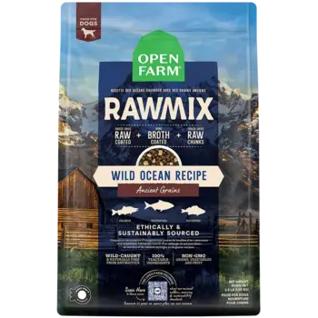 Open Farm Open Farm Dog Dry - Raw Mix Ancient Grains Wild Ocean Recipe 20lbs
