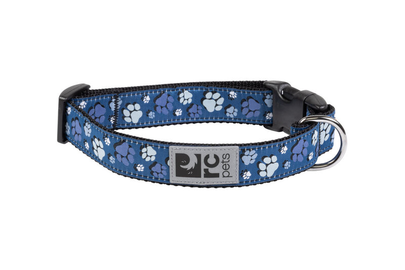 RC Pets RC Pets - Clip Collar Fresh Tracks Blue XS 5/8
