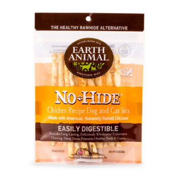 Earth Animal Earth Animal® No-Hide® Chicken Recipe Stix (10 Pack) Dog & Cat Chew