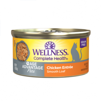 Wellness Wellness Cat Wet - Complete Health 7+ Age Advantage Chicken Loaf 3oz