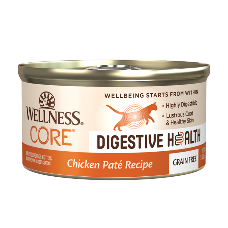 Wellness Wellness Core Digestive Health Grain Free Chicken Pate Recipe For Cats