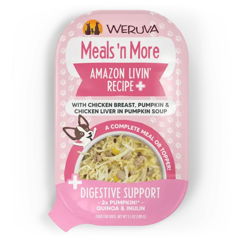 Weruva Weruva Dog Wet - Meals 'n More Digestive Support Amazon Livin' Recipe+ 3.5oz