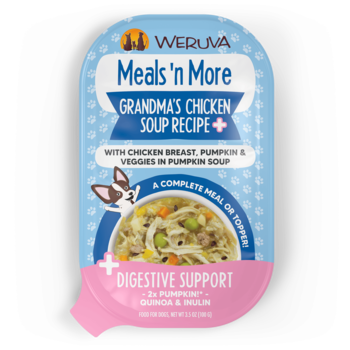 Weruva Weruva Dog Wet - Meals 'n More Digestive Support Grandma's Chicken Soup Recipe+ 3.5oz