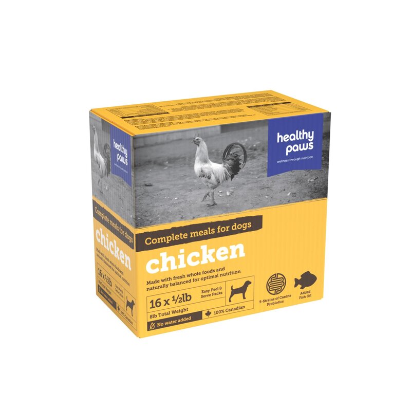 Healthy Paws Healthy Paws Complete Dog Dinner Chicken 16 x 1/2 lb