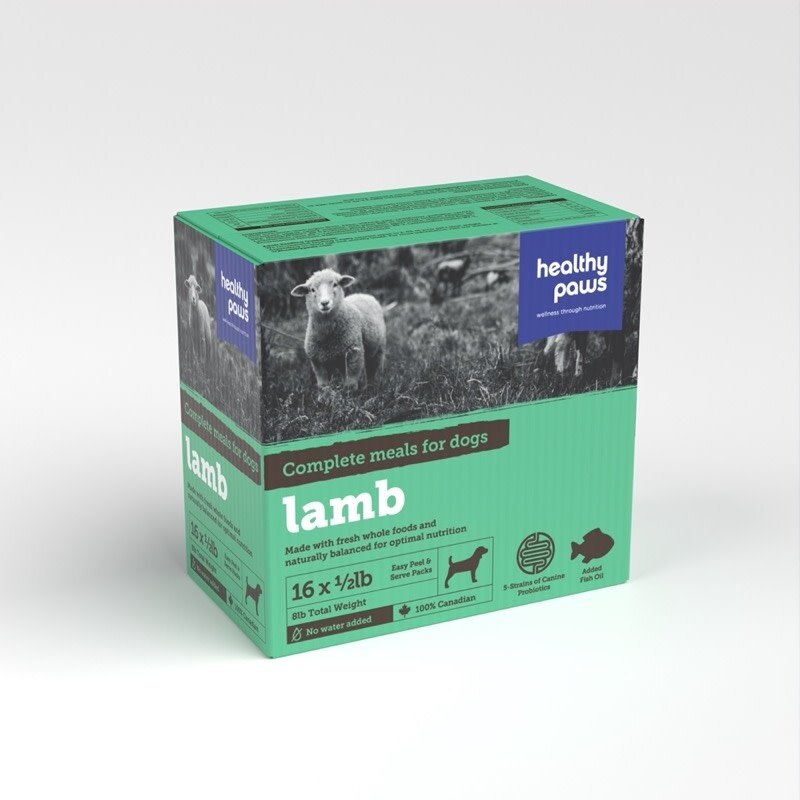 Healthy Paws Healthy Paws Complete Dog Dinner Lamb 16 x 1/2 lb