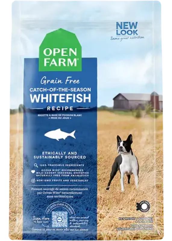 Open Farm Open Farm Dog Dry - Grain-Free Whitefish 22lbs
