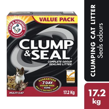 Arm & Hammer Arm & Hammer Cat - Clump & Seal Multi-Cat 17.4kg (Grey)