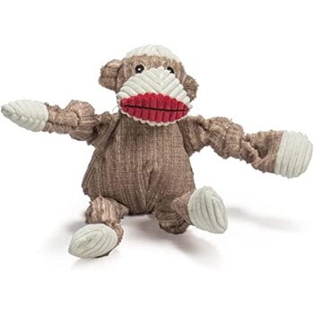 HUGGLEHOUNDS Knotties Wee Sock Monkey Tiny