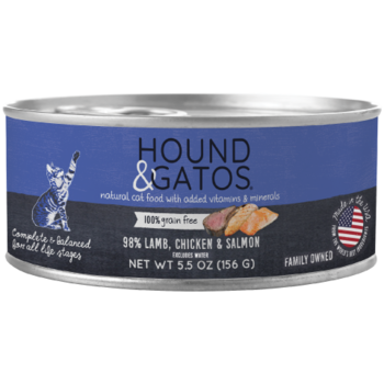 Hound & Gatos Hound & Gatos Cat - Lamb, Chicken, & Salmon 5.5oz