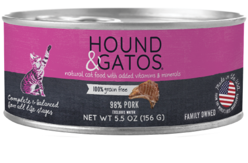 Hound & Gatos Hound & Gatos Cat - Pork 5.5oz