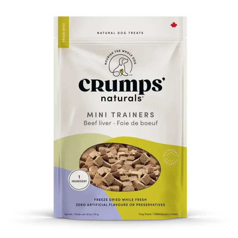 Crumps' Naturals Crumps' Naturals - Mini Trainers Freeze Dried Beef Liver 126g