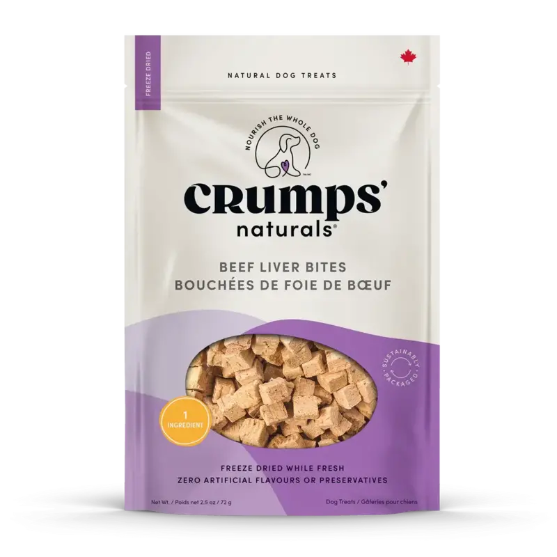 Crumps' Naturals Crumps' Naturals Dog - Beef Liver Bites 155g