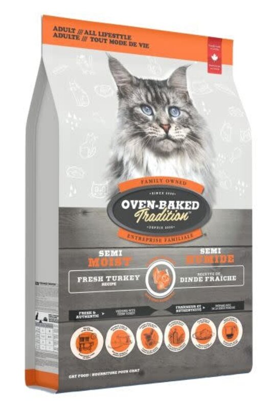 Oven Baked Traditions Oven Baked Tradition Cat Dry - Semi-Moist Turkey 5lbs