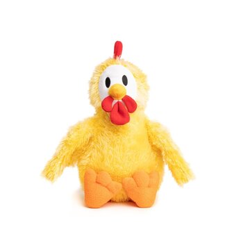 Fab Dog Fabdog Fluffy Chicken Dog Toy Small