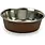 Our Pets OurPets® Durapet® - Premium Rubber-Bonded Stainless Steel Bowl Dark Wood Large (7 cups)