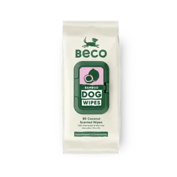 Beco Pets Beco Dog - Bamboo Wipes Coconut Scented (80 pc)