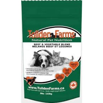 Tollden Farms Tollden Farms - Frozen Raw Beef & Vegetable 3lbs