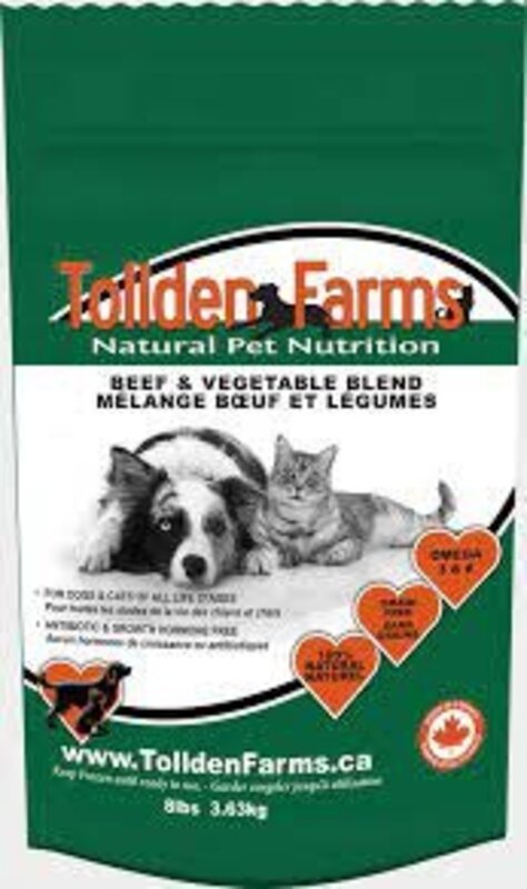 Tollden Farms Tollden Farms - Frozen Raw Beef & Vegetable 3lbs