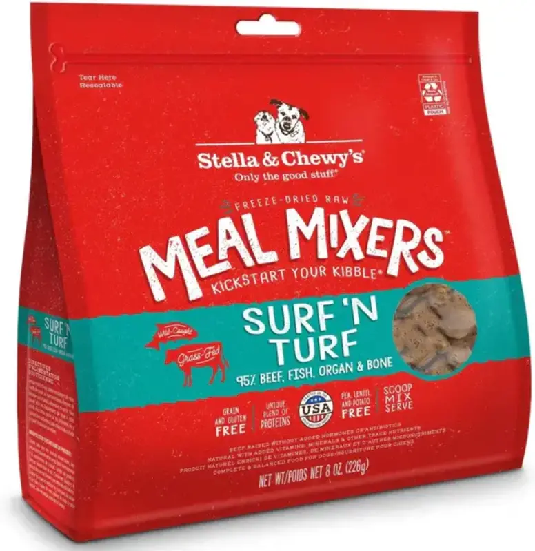 Stella & Chewy's Stella & Chewy's Dog - Freeze-Dried Raw Meal Mixers Surf & Turf 18oz