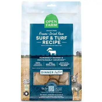 Open Farm Open Farm Dog - Grain-Free Freeze-Dried Raw  Surf & Turf Dinner Patties 17.5oz