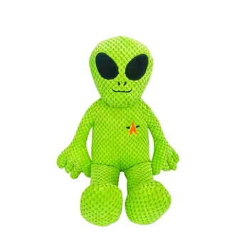 Fab Dog Green Alien Friend Floppies Dog Toy Large