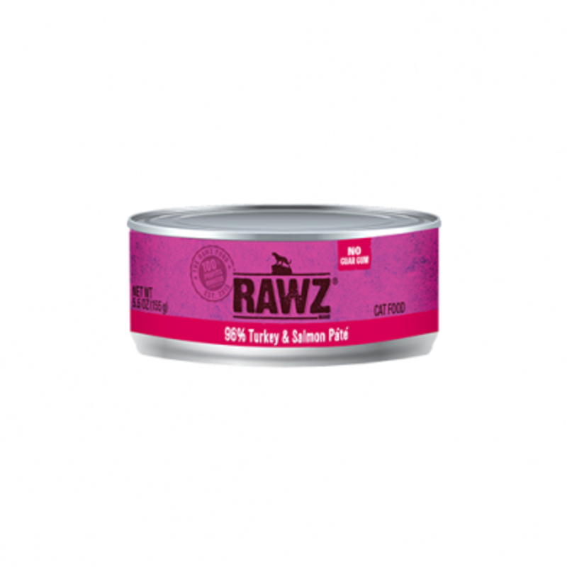 rawz Rawz Cat Wet - 96% Turkey & Salmon 5.5oz