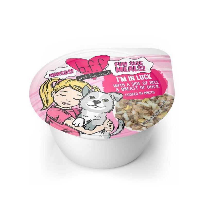 Weruva Weruva Dog Wet - BFF Fun Size Meals "I'm In Luck" Rice & Duck Breast 2.75oz