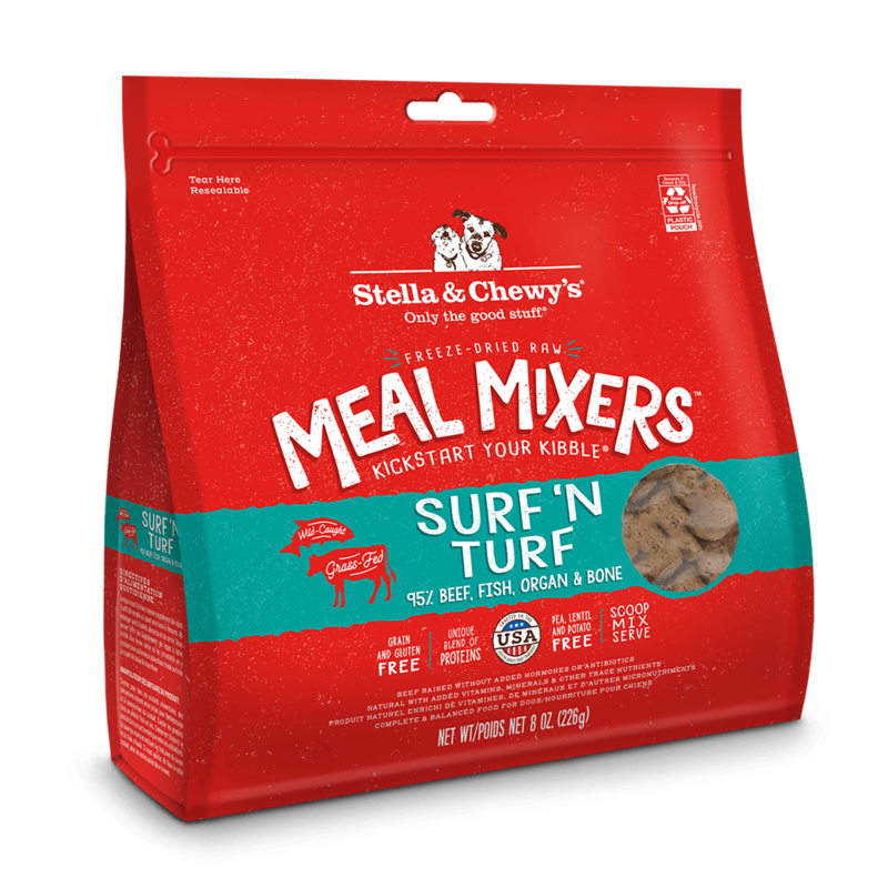 Stella & Chewy's Stella & Chewy's Dog - Freeze-Dried Raw Meal Mixers Surf N' Turf 3.5oz