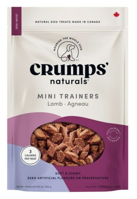 Crumps' Naturals Crumps' Naturals Dog - Mini Trainers Semi-Moist Lamb 300g (10.5 oz)