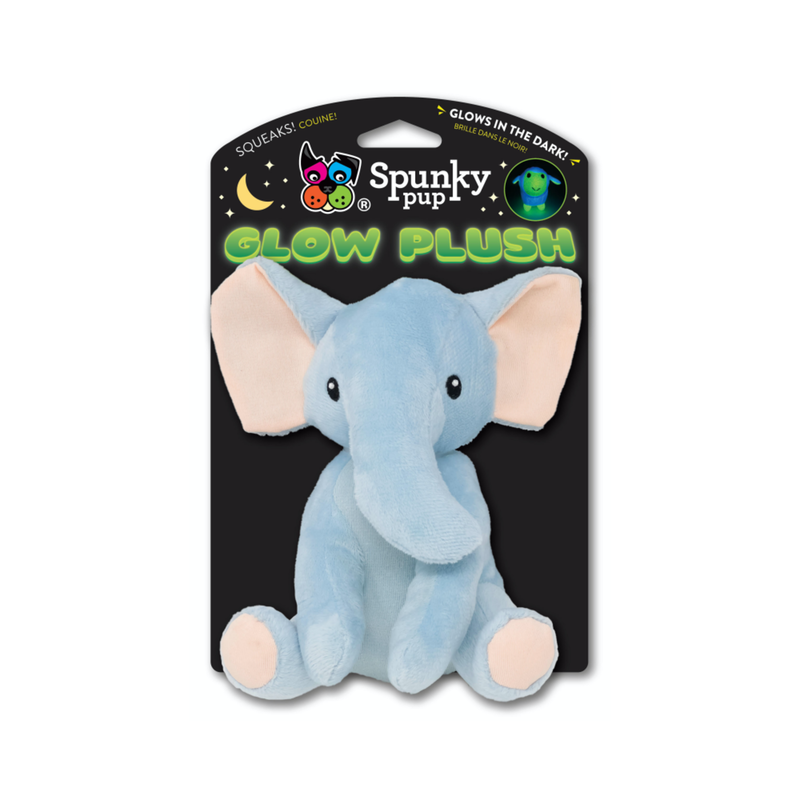 Spunky Pup Spunky Pup Glow Plush Elephant Large