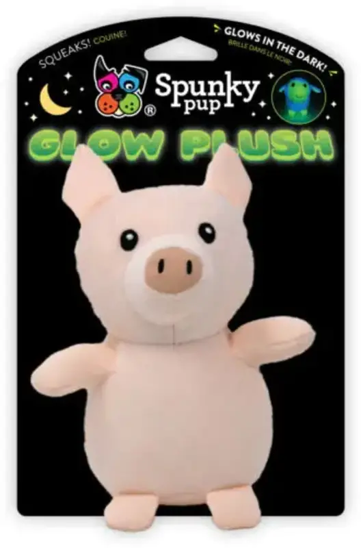 Spunky Pup Spunky Pup Glow Plush Pig Small