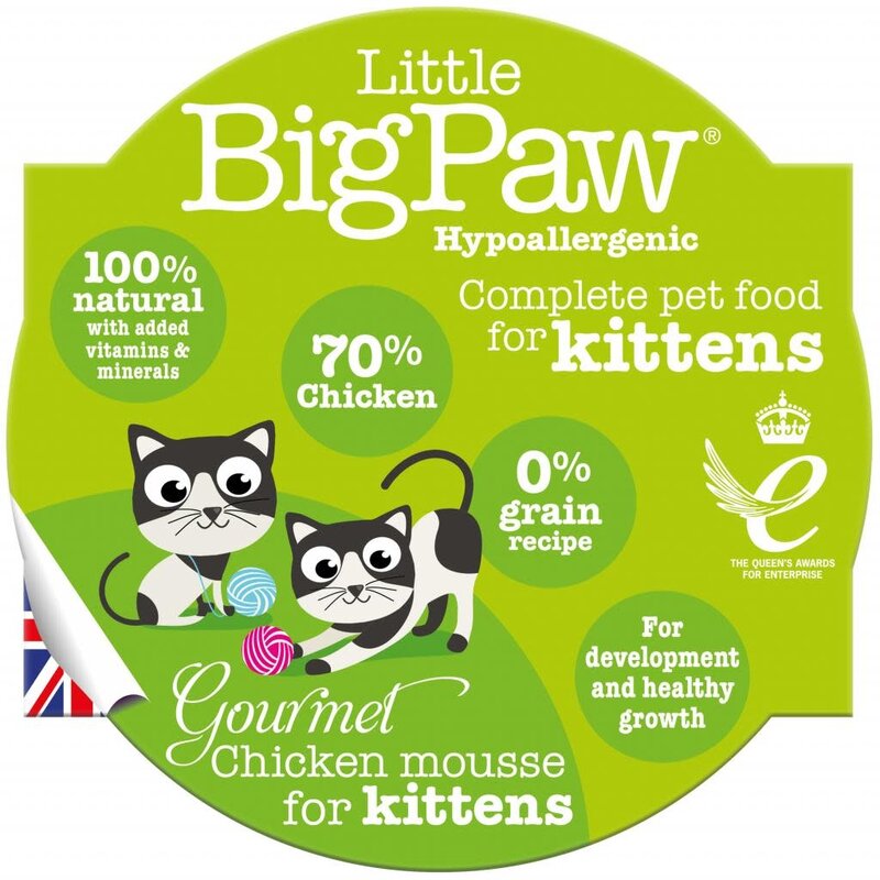 little big paw Little Big Paw Kitten - Chicken 3oz