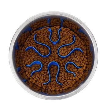 Outward Hound Outward Hound Fun Feeder Stainless Steel Slo Bowl