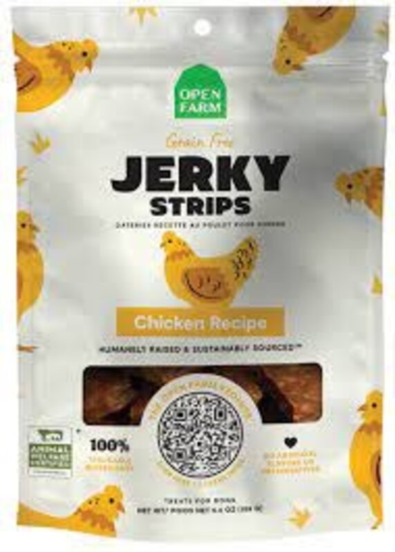 Open Farm Open Farm Chicken Recipe Jerky Strip 5.6oz