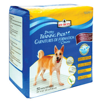 Burgham On Duty On Duty - Pet Training Pads (50 ct)