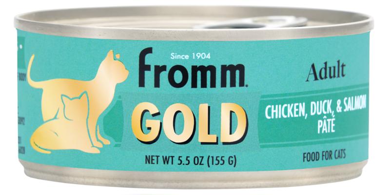 Fromm Fromm Cat Wet -  Gold Adult Chicken, Duck & Salmon Pate 5.5oz