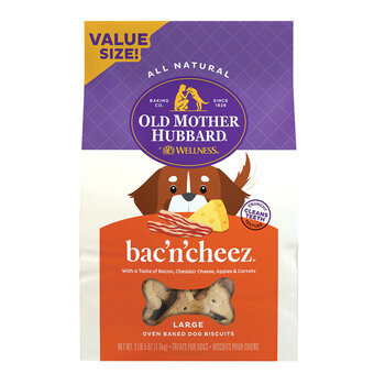 Old Mother Hubbard Old Mother Hubbard® Classic Bac'N'Cheez® Oven-Baked Dog Biscuits Large  3.5 lb