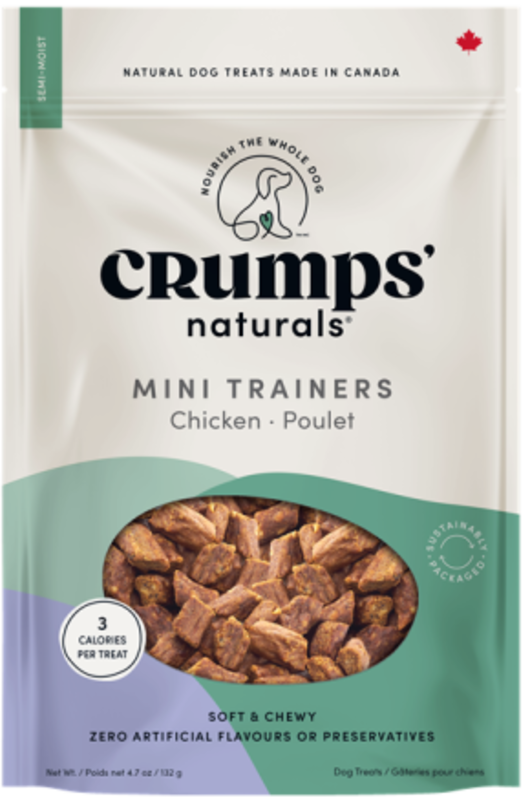 CRUMPS NATURALS Crumps' Naturals Dog - Mini Trainers Chicken 132g