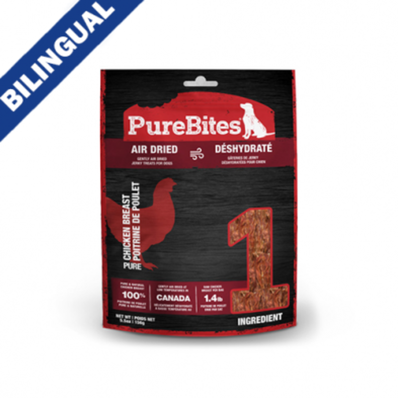 Pure Bites Purebites Dog Treats - Chicken Jerky 156g