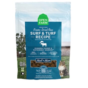 Open Farm Open Farm Cat - Freeze-Dried Raw Grain-Free Surf & Turf Morsels 9oz