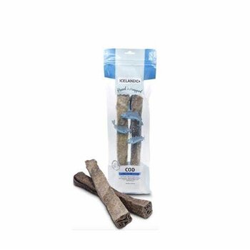 Icelandic + Icelandic+ Dog - Cod Skin Chew Stick 10" (2 pc)