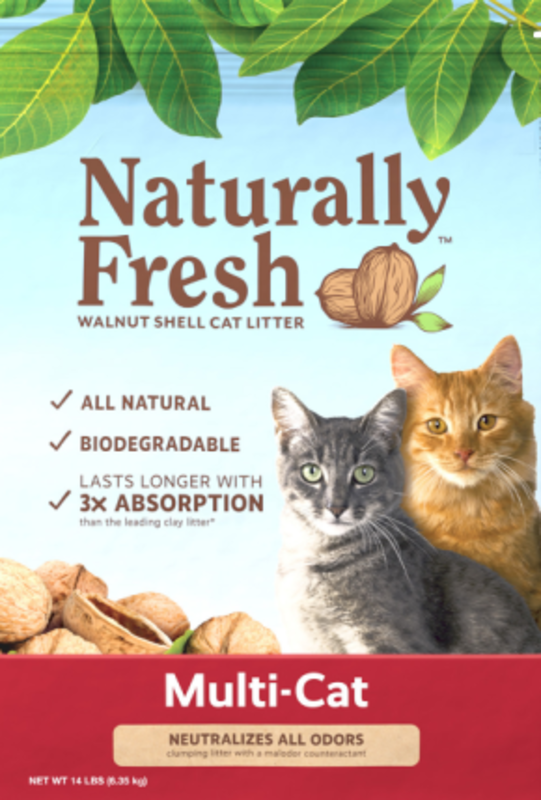 Naturally Fresh Naturally Fresh Cat Litter - Multi Cat Clumping Walnut Litter 26lbs (Red)