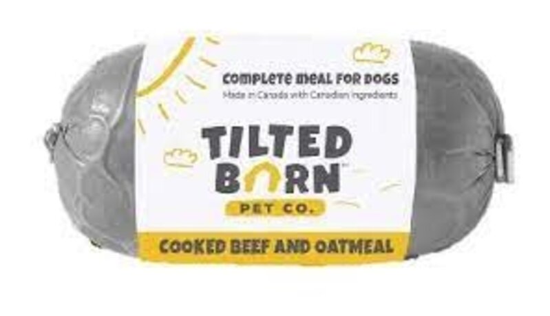 Tilted Barn Tilted Barn Dog - Frozen Cooked Beef and Oatmeal 1LB
