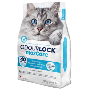 OdourLock Odourlock Cat - Ultra Premium MaxCare Unscented Clumping Litter 12 kg